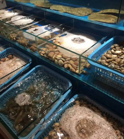 海鲜池清洗